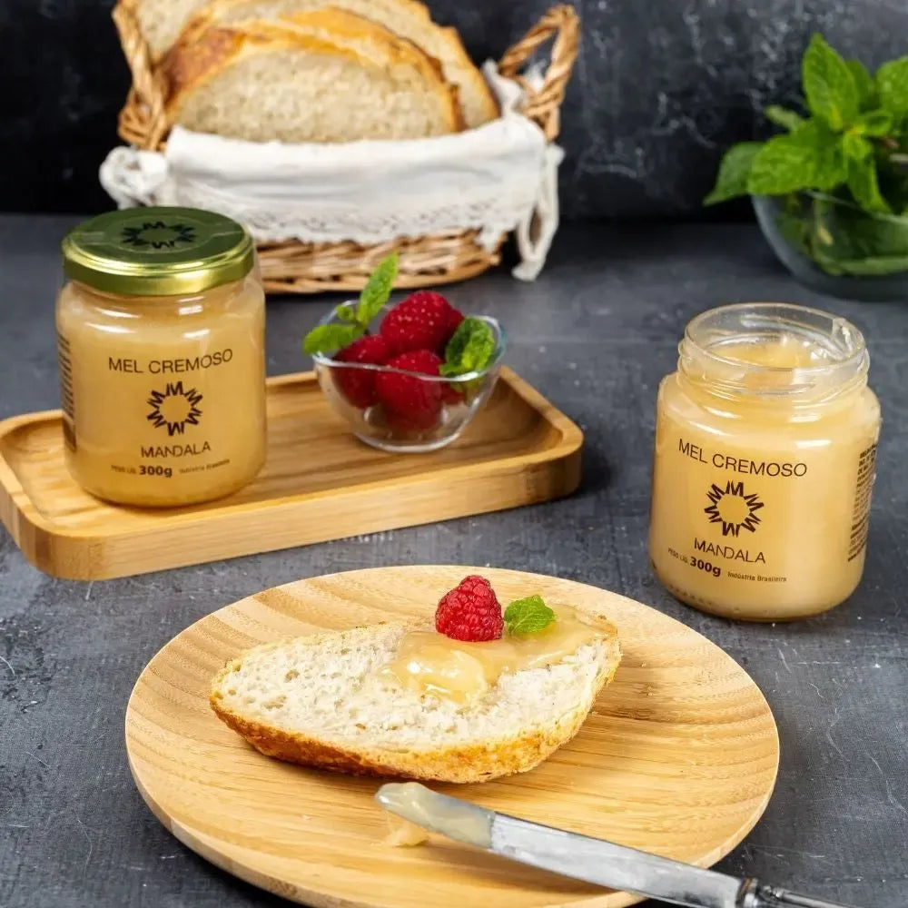 Mel Puro Cremoso 300G - Ideal Para Queijos